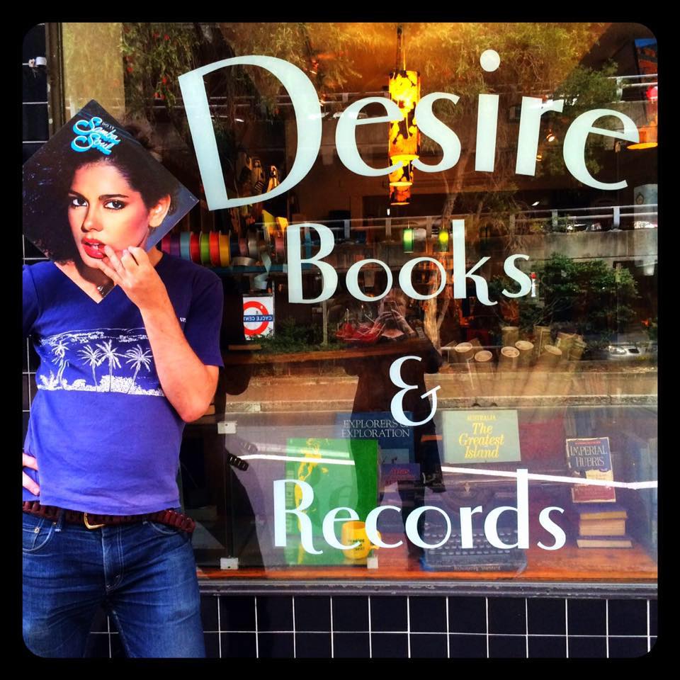 Desire Books and Records Manly shop front